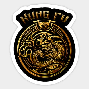 Dragon Kung Fu Tees Logo Sticker